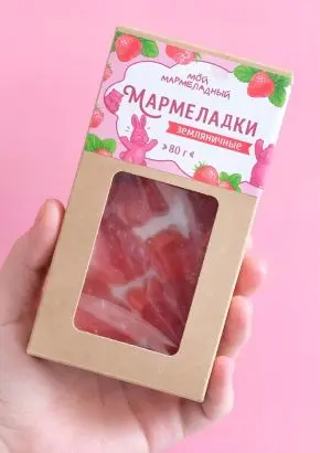 Мармелад без сахара земляничный, 80 г Мармелад без сахара земляничный, 80 г